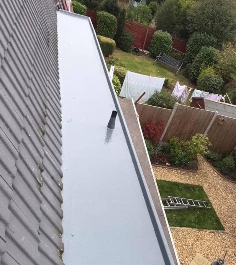 Flat roof replacement in Crewe by Regancy Roofing
